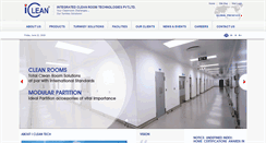 Desktop Screenshot of icleantech.com